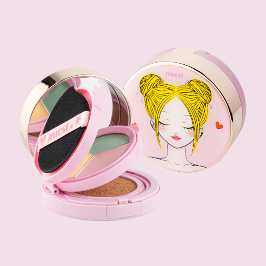 3-In-1 Cushion Compact - Foundation + Color Corrector