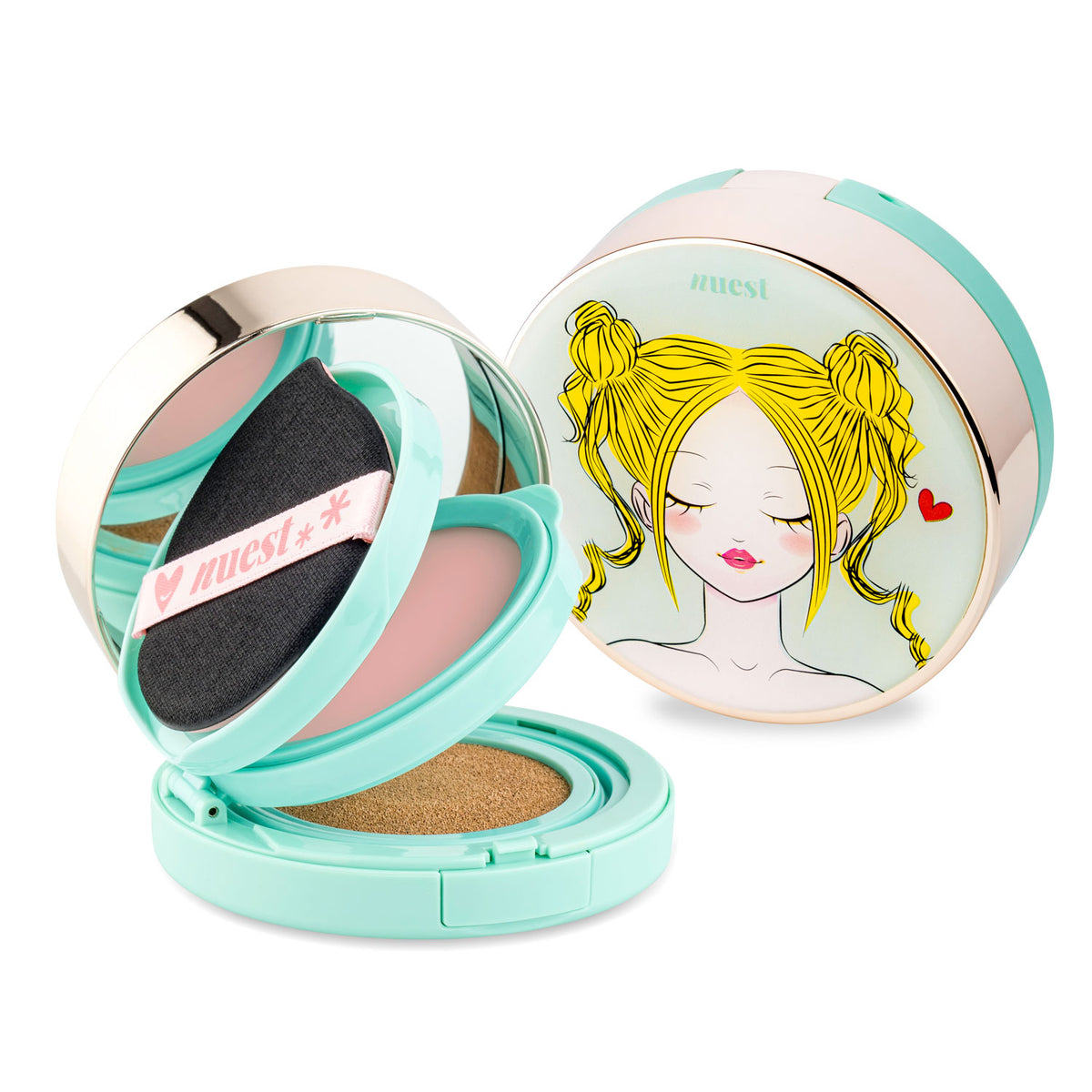 3-In-1 Cushion Compact – Foundation + Photo Finish Rose Primer